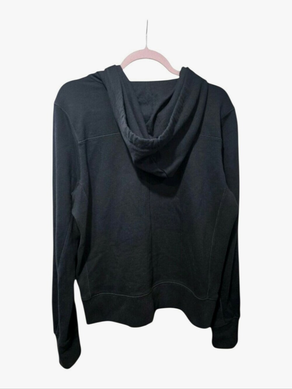 Lauren Ralph Lauren Black Full Zip Hoodie Sweatshirt Size L - Picture 2 of 10
